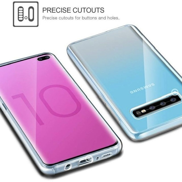 کاور مدل EOURO مناسب برای گوشی موبایل سامسونگ Galaxy S10