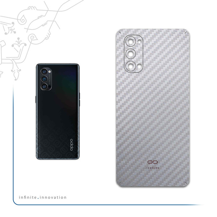 برچسب پوششی ماهوت مدل Steel-Fiber مناسب برای گوشی موبایل اپو Reno4 Pro 5G