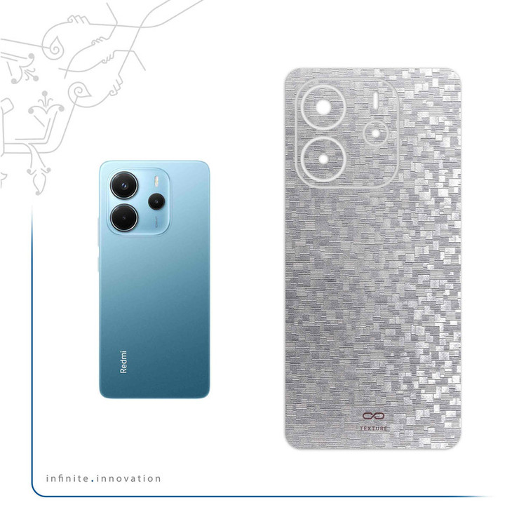 برچسب پوششی ماهوت مدل Silver-Silicon مناسب برای گوشی موبایل شیائومی Redmi Note 14 4G
