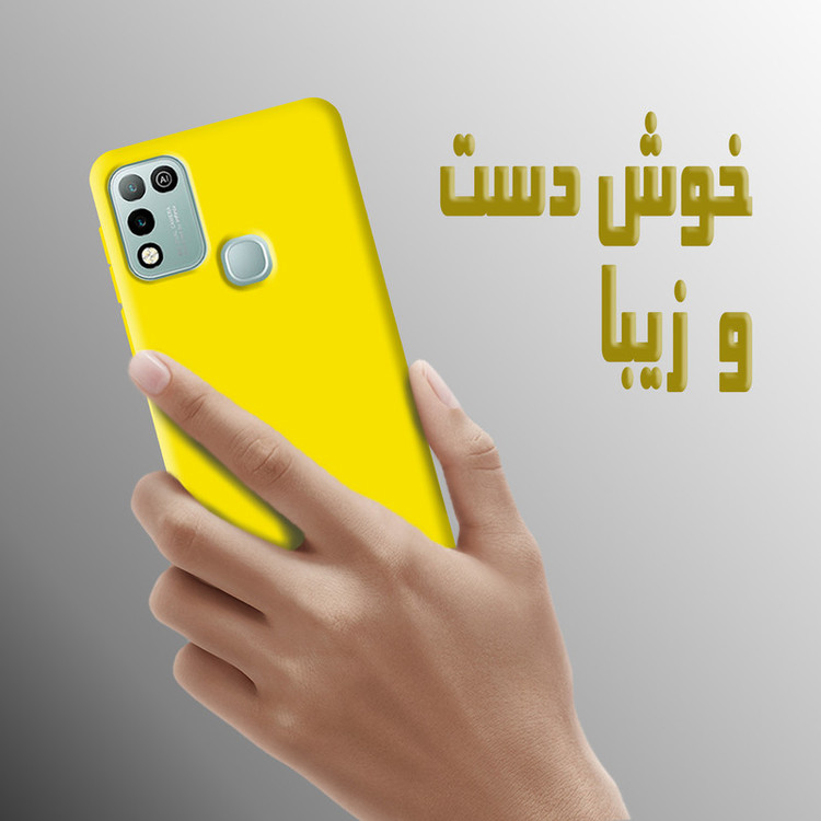 کاور پرشین کینگ مدل SLC22 مناسب برای گوشی موبایل اینفینیکس Hot 10 Play به همراه بند آویز