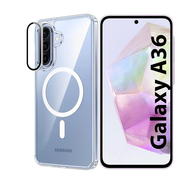 کاور گوف مدل Full Protect مناسب برای گوشی موبایل سامسونگ Galaxy A36 به همراه محافظ لنز دوربین