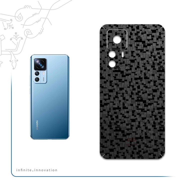 برچسب پوششی ماهوت مدل Black-Silicon مناسب برای گوشی موبایل شیائومی 12T