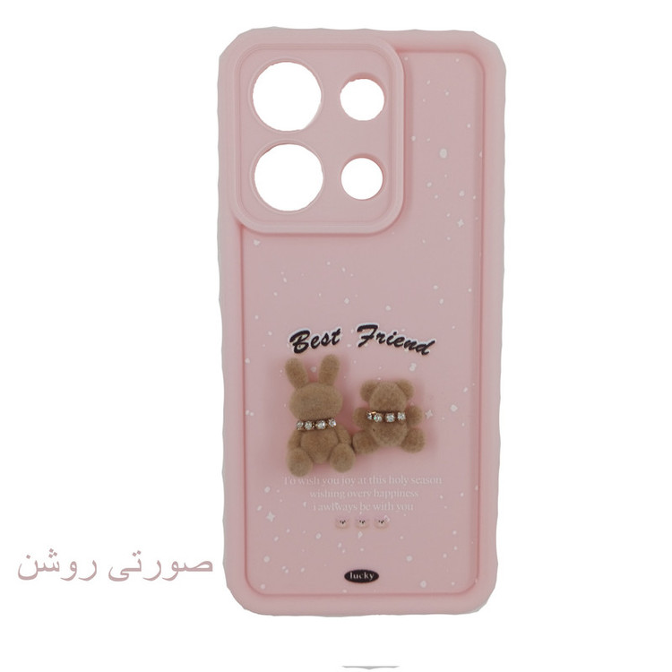 کاور لیمیا مدل فانتزی طرح سولید برفی مناسب برای گوشی موبایل شیائومی Redmi Note 13 Pro 4G / Poco M6 Pro 4G