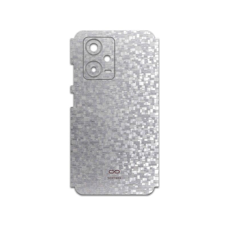 برچسب پوششی ماهوت مدل Silver-Silicon مناسب برای گوشی موبایل شیائومی Redmi Note 12 Pro Plus