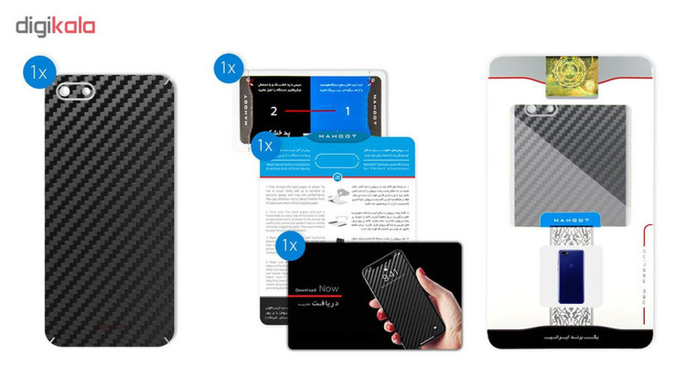 برچسب پوششی ماهوت مدل Carbon-Fiber مناسب برای گوشی موبایل هوآوی Y5 Lite