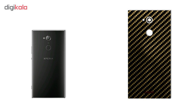 برچسب پوششی ماهوت مدل Shine-Carbon مناسب برای گوشی موبایل سونی Xperia XA2 Ultra
