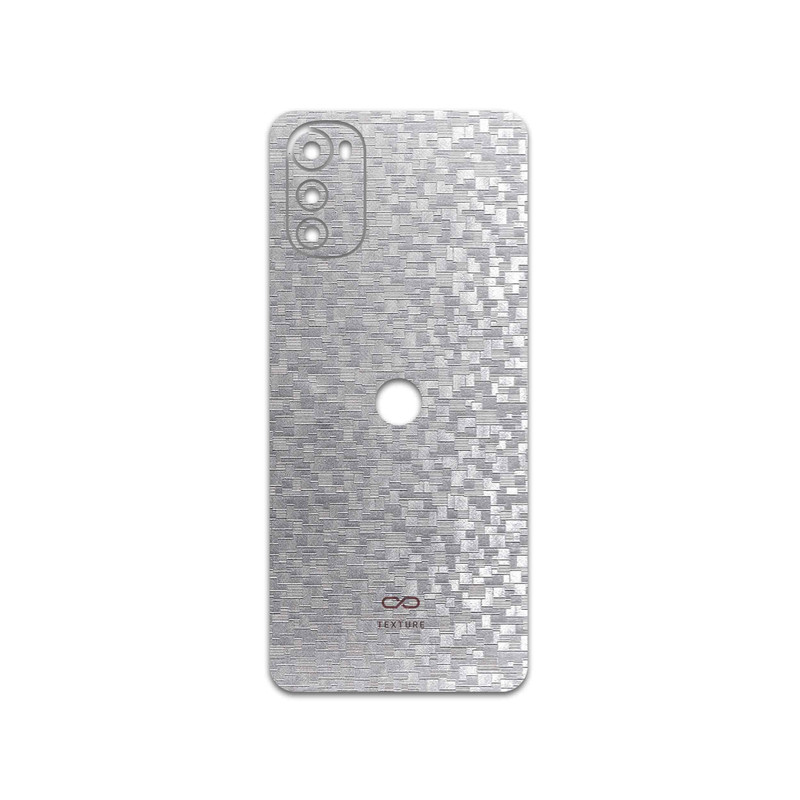 برچسب پوششی ماهوت مدل Silver-Silicon مناسب برای گوشی موبایل موتورولا Moto E32s