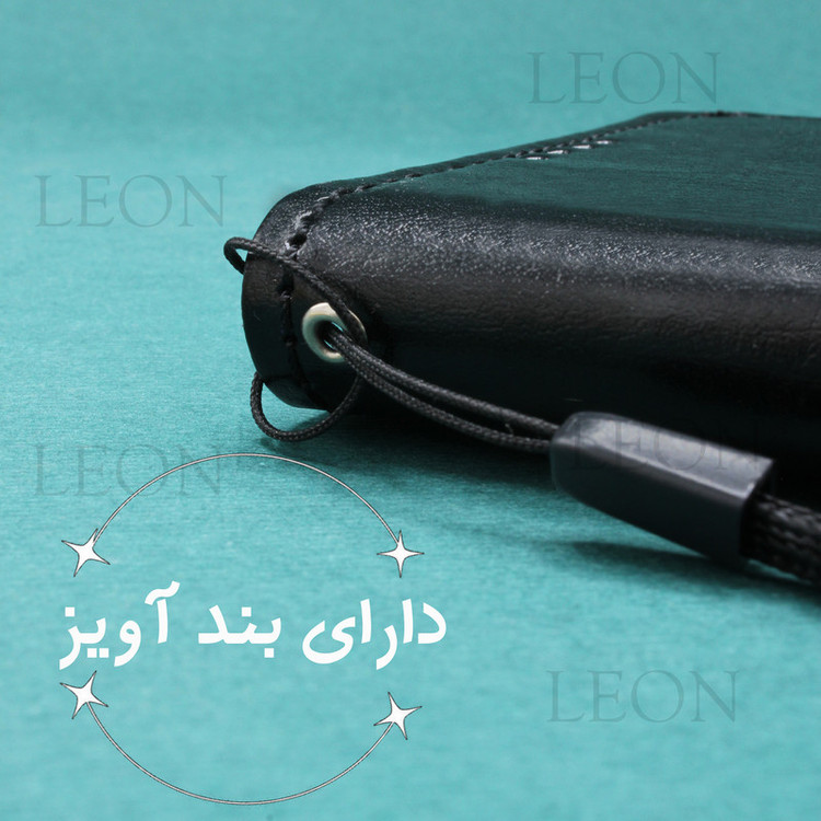کیف کلاسوری مدل لئون Klif_1 مناسب برای گوشی موبایل شیائومی Redmi 12C به همراه بند آویز