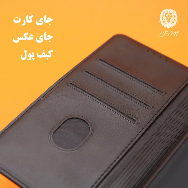 کیف کلاسوری لئون مدل Spork Yo مناسب برای گوشی موبایل شیائومی Redmi Note 14 4G