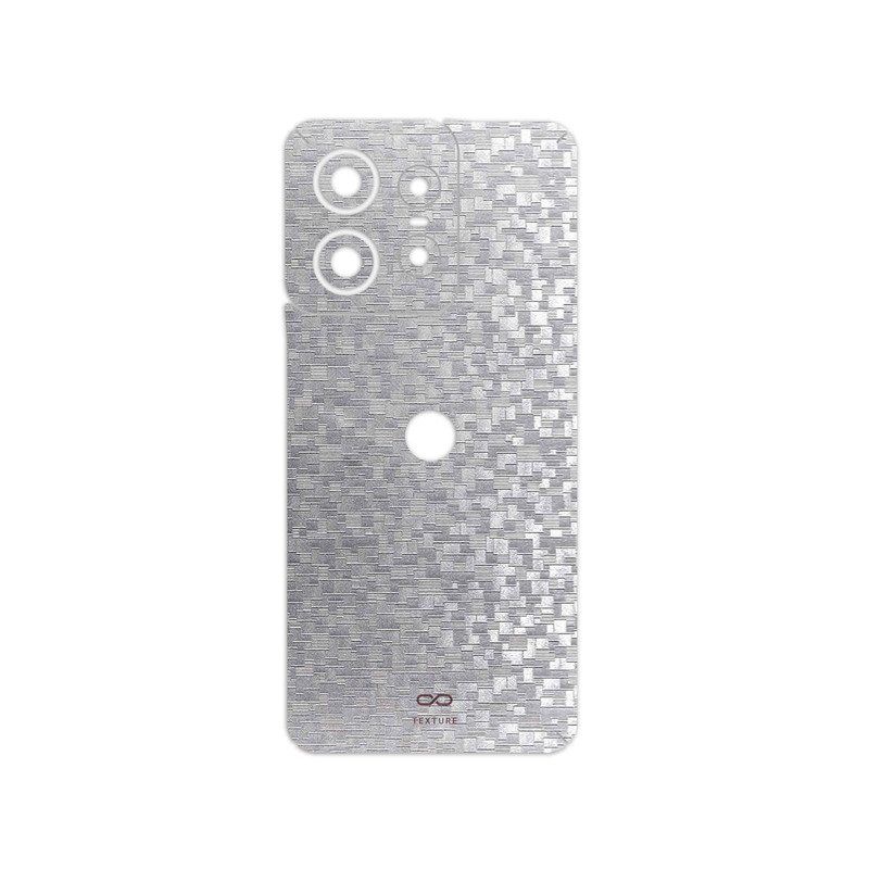برچسب پوششی ماهوت مدل Silver-Silicon مناسب برای گوشی موبایل موتورولا Edge 50 Pro