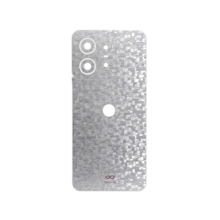 برچسب پوششی ماهوت مدل Silver-Silicon مناسب برای گوشی موبایل موتورولا Edge 50 Pro