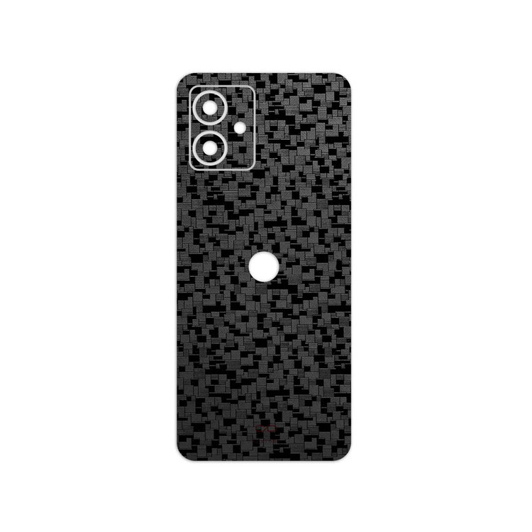 برچسب پوششی ماهوت مدل Black-Silicon مناسب برای گوشی موبایل موتورولا Moto G14