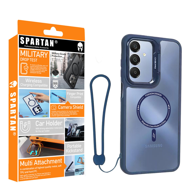 کاور اسپارتان مدل Case Pro Magnetic Apple Strap مناسب برای گوشی موبایل سامسونگ Galaxy A35 به همراه بند