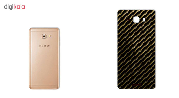 برچسب پوششی ماهوت طرح Shine-Carbon مناسب برای گوشی موبایل سامسونگ Galaxy C9 Pro
