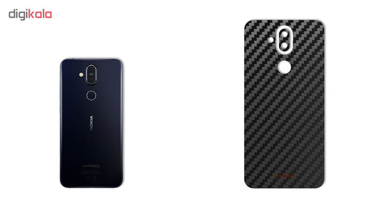 برچسب پوششی ماهوت مدل Carbon-Fiber مناسب برای گوشی موبایل نوکیا 8.1