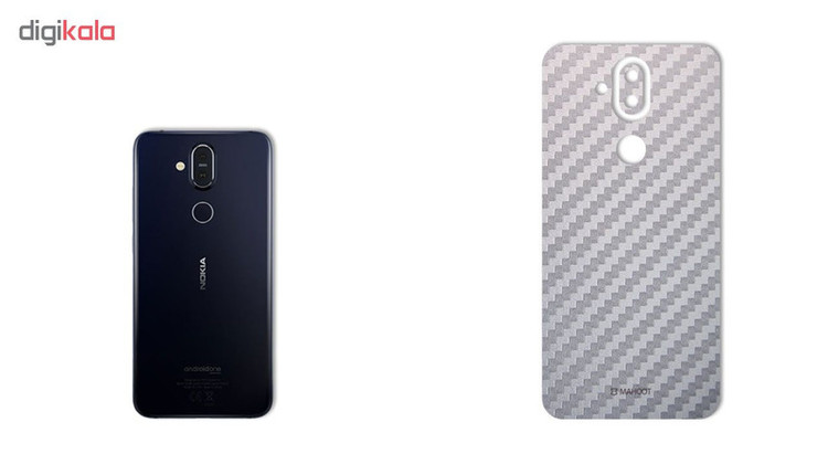 برچسب پوششی ماهوت مدل Carbon-Fiber مناسب برای گوشی موبایل نوکیا 8.1