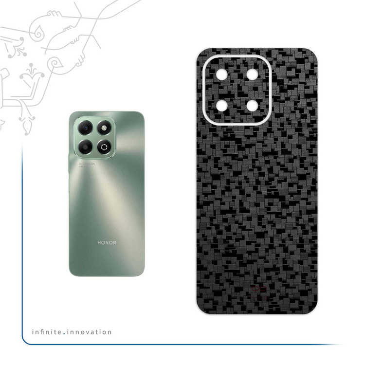 برچسب پوششی ماهوت مدل Black-Silicon مناسب برای گوشی موبایل آنر X6b