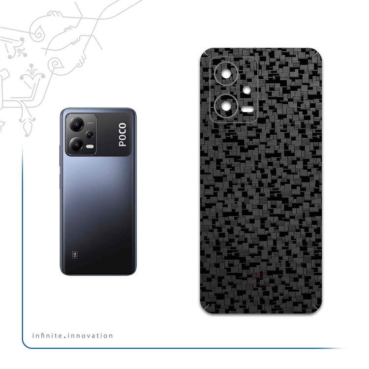 برچسب پوششی ماهوت مدل Black-Silicon مناسب برای گوشی موبایل شیائومی Poco X5