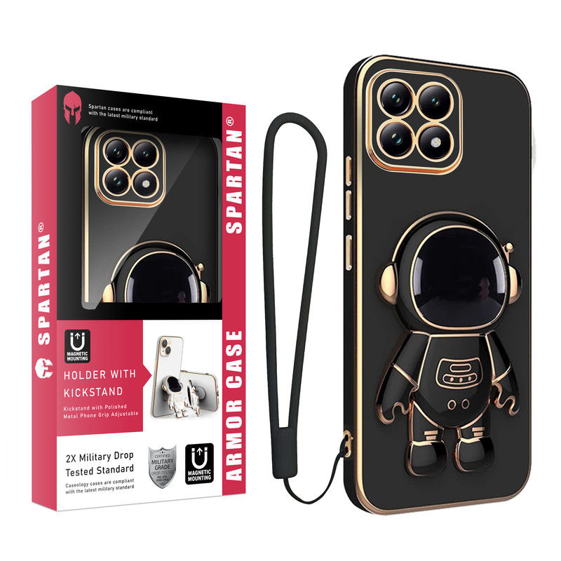 کاور اسپارتان مدل Astronaut Strap مناسب برای گوشی موبایل شیائومی Xiaomi 14T به همراه بندآویز