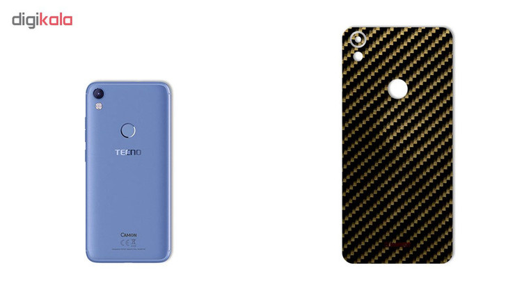 برچسب پوششی ماهوت مدل Shine-Carbon مناسب برای گوشی موبایل تکنو Camon CM