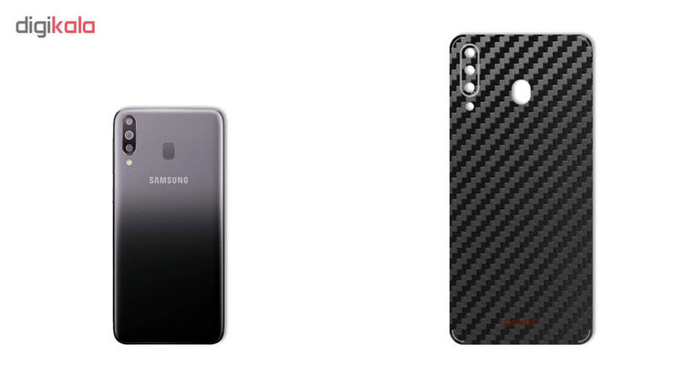 برچسب پوششی ماهوت طرح Carbon-Fiber مناسب برای گوشی موبایل سامسونگ Galaxy M30