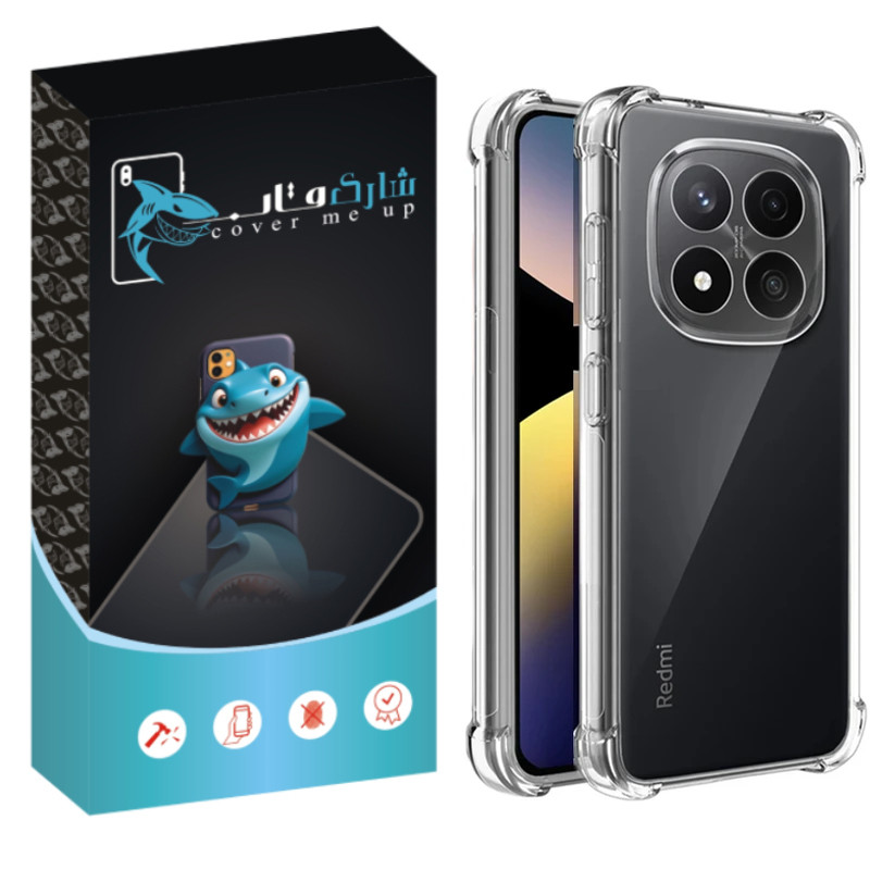 کاور شارک قاب مدل Crystal مناسب برای گوشی موبایل شیائومی Redmi Note 15 Pro 4G