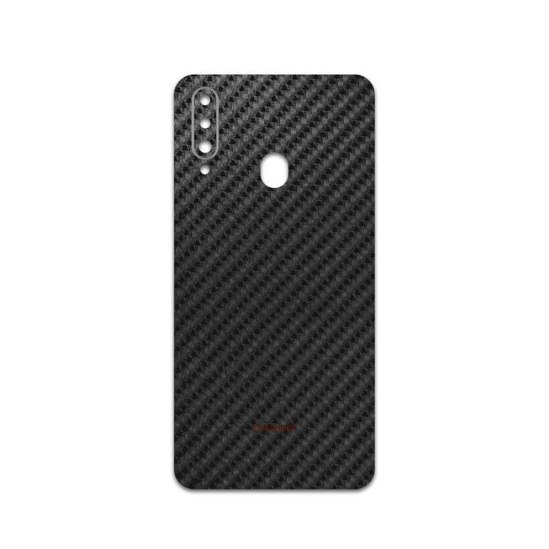برچسب پوششی ماهوت مدل Shine-Carbon-Fiber مناسب برای گوشی موبایل سامسونگ Galaxy A20s