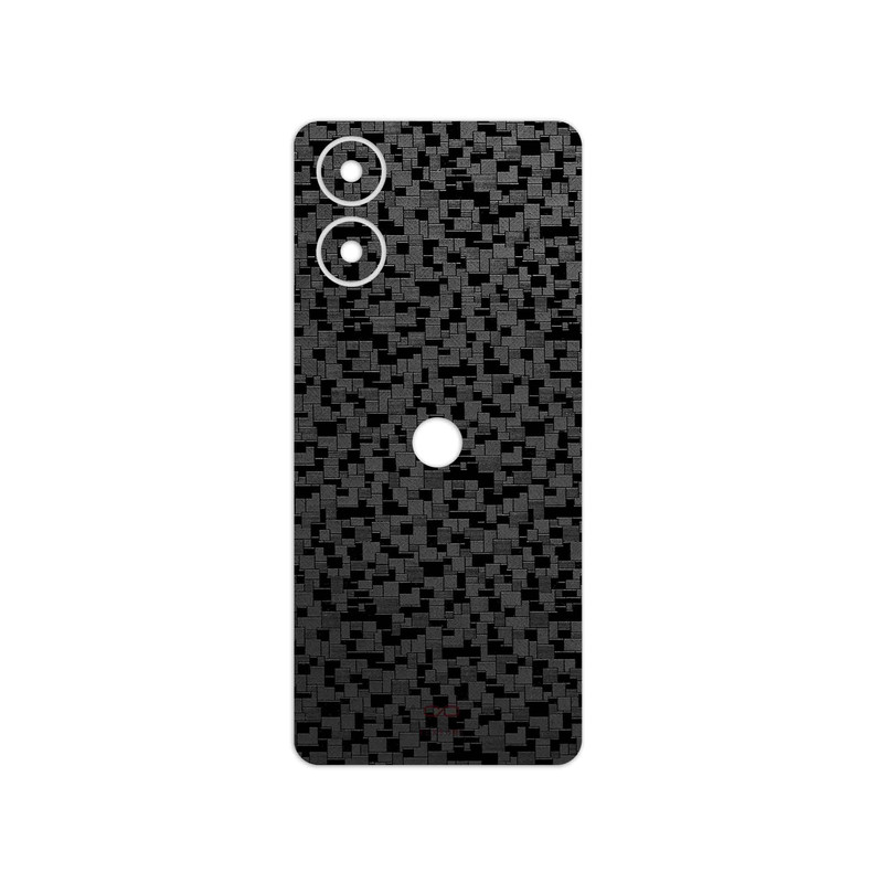 برچسب پوششی ماهوت مدل Black-Silicon مناسب برای گوشی موبایل موتورولا Moto G04