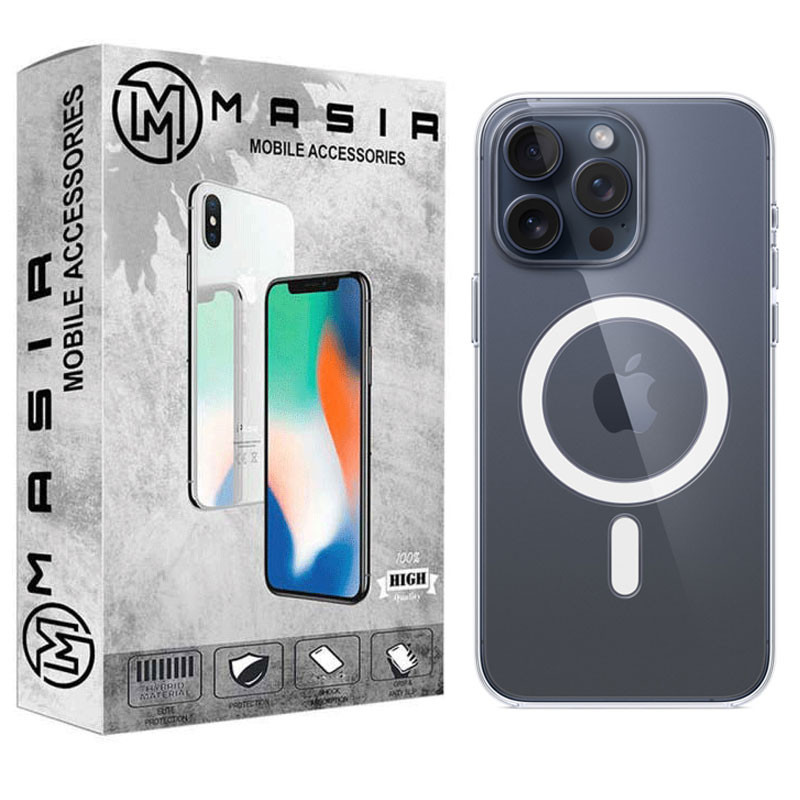 کاور مگ سیف مسیر مدل MGS-CL مناسب برای گوشی موبایل اپل Iphone 15 Pro