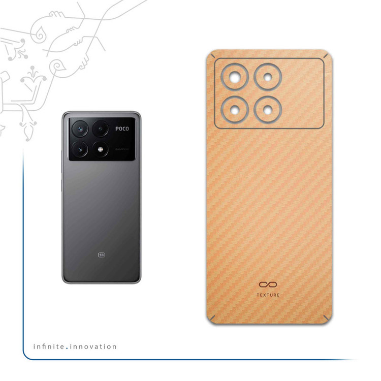 برچسب پوششی ماهوت مدل Titanium-Fiber مناسب برای گوشی موبایل شیائومی Poco X6 Pro