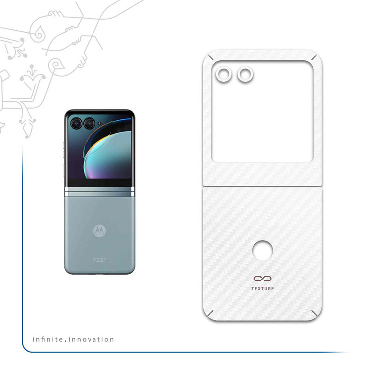 برچسب پوششی ماهوت مدل Ceramic-Fiber مناسب برای گوشی موبایل موتورولا Razr 40 Ultra