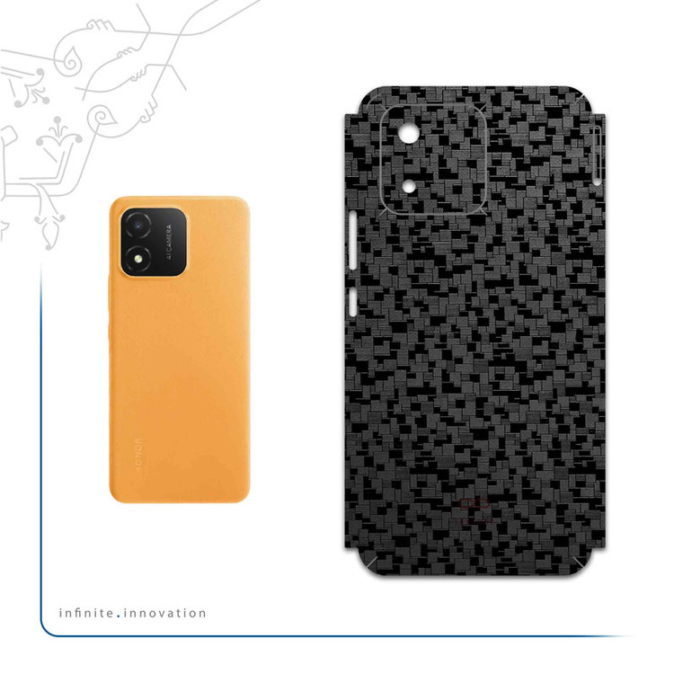 برچسب پوششی ماهوت مدل Black-Silicon مناسب برای گوشی موبایل آنر X5