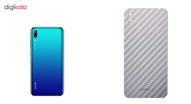 برچسب پوششی ماهوت طرح Carbon-Fiber مناسب برای گوشی موبایل هوآوی Y7 Pro 2019