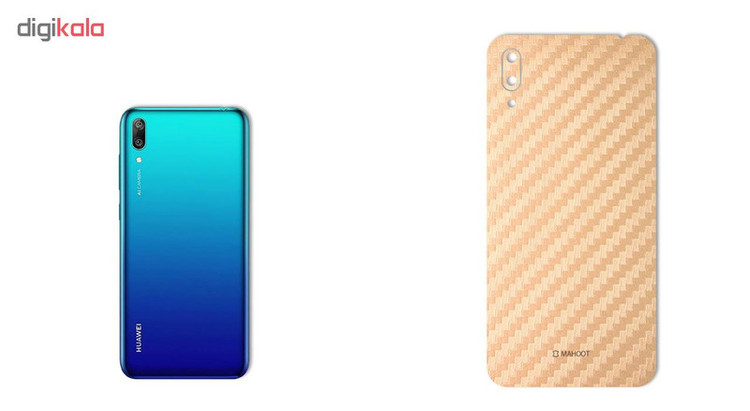 برچسب پوششی ماهوت طرح Carbon-Fiber مناسب برای گوشی موبایل هوآوی Y7 Pro 2019