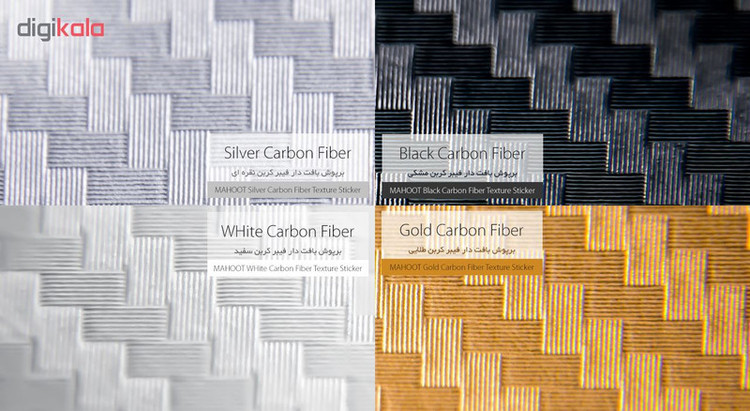 برچسب پوششی ماهوت طرح Carbon-Fiber مناسب برای گوشی موبایل هوآوی Y7 Pro 2019