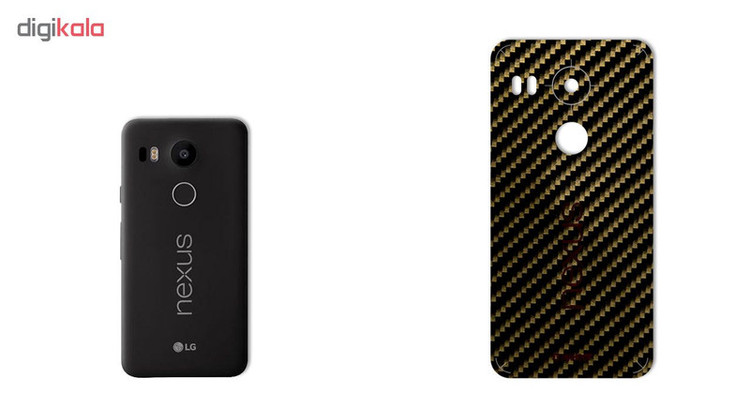 برچسب پوششی ماهوت مدل Shine-Carbon مناسب برای گوشی گوگل Nexus 5X