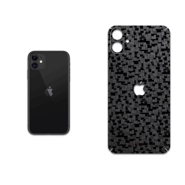 برچسب پوششی ماهوت مدل Black-Silicon مناسب برای گوشی موبایل اپل iPhone 11