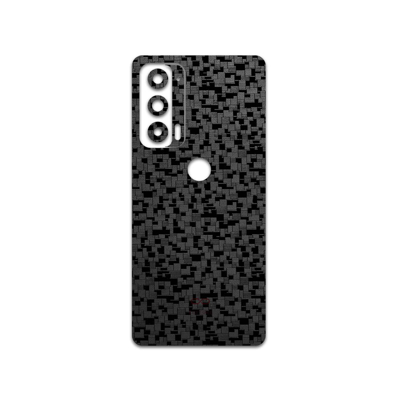 برچسب پوششی ماهوت مدل Black-Silicon مناسب برای گوشی موبایل موتورولا Edge 20