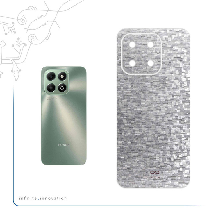برچسب پوششی ماهوت مدل Silver-Silicon مناسب برای گوشی موبایل آنر X6b