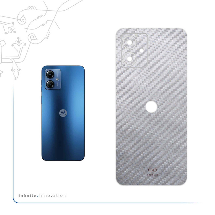 برچسب پوششی ماهوت مدل Steel-Fiber مناسب برای گوشی موبایل موتورولا Moto G14