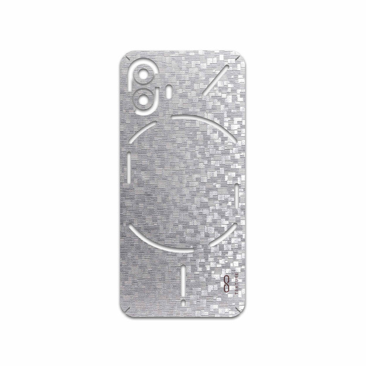 برچسب پوششی ماهوت مدل Silver-Silicon مناسب برای گوشی موبایل ناتینگ Phone 2