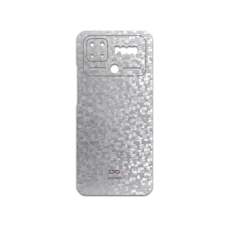 برچسب پوششی ماهوت مدل Silver-Silicon مناسب برای گوشی موبایل شیائومی Poco C40