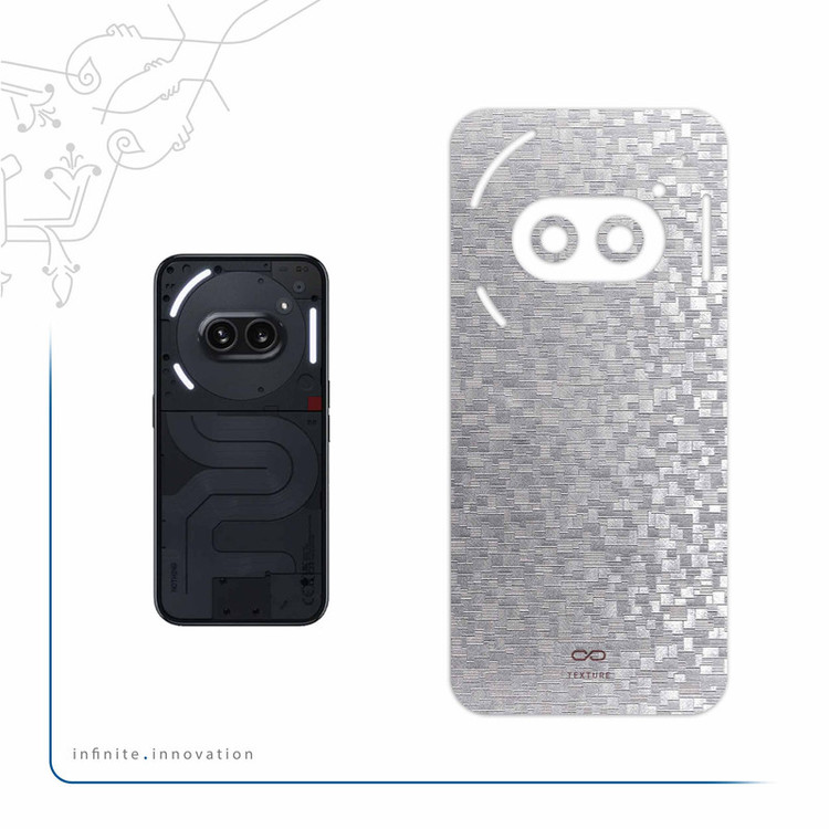 برچسب پوششی ماهوت مدل Silver-Silicon مناسب برای گوشی موبایل ناتینگ Phone 2a