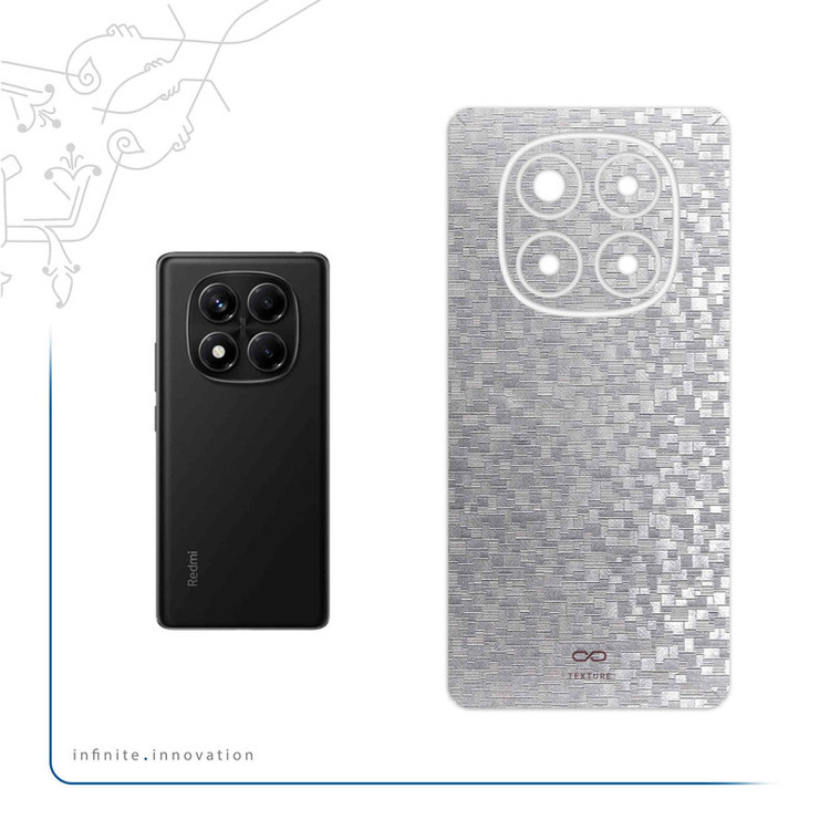 برچسب پوششی ماهوت مدل Silver-Silicon مناسب برای گوشی موبایل شیائومی Redmi Note 14 Pro 4G