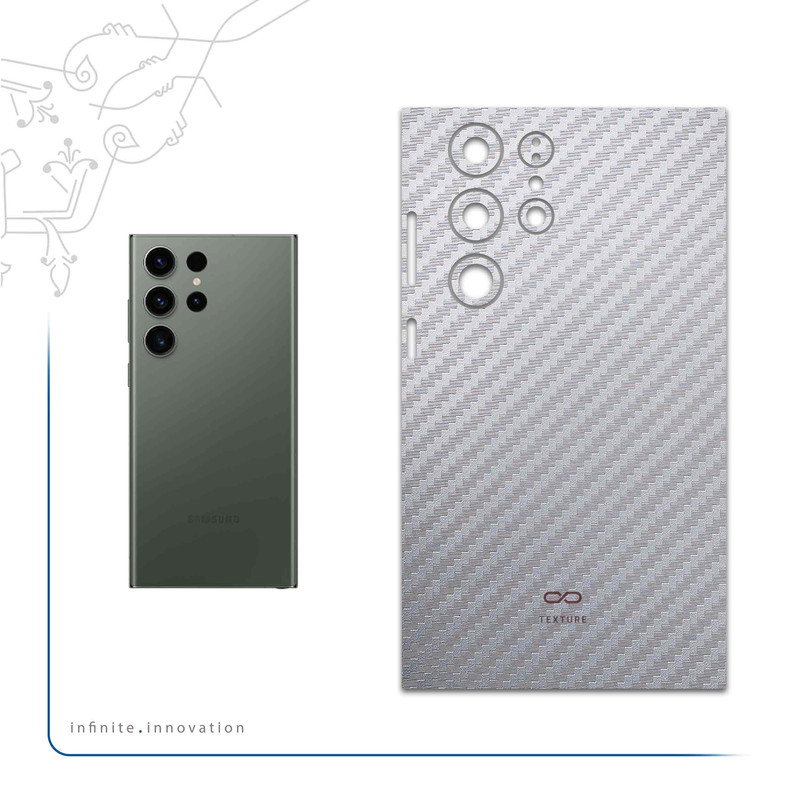 برچسب پوششی ماهوت مدل Steel-Fiber مناسب برای گوشی موبایل سامسونگ Galaxy S23 Ultra