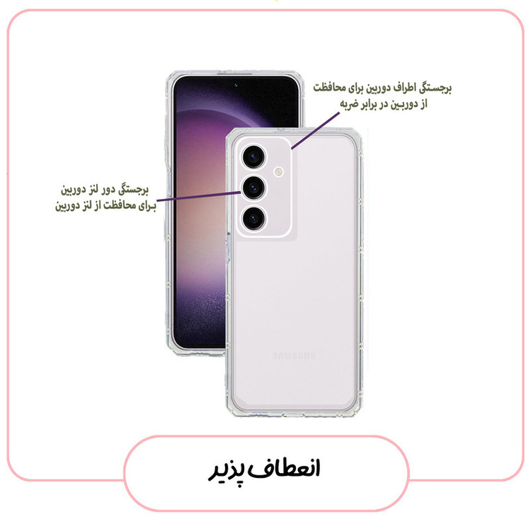 قاب گارد کیس مدل CLEARGIP مناسب برای گوشی موبایل اپل iPhone 15