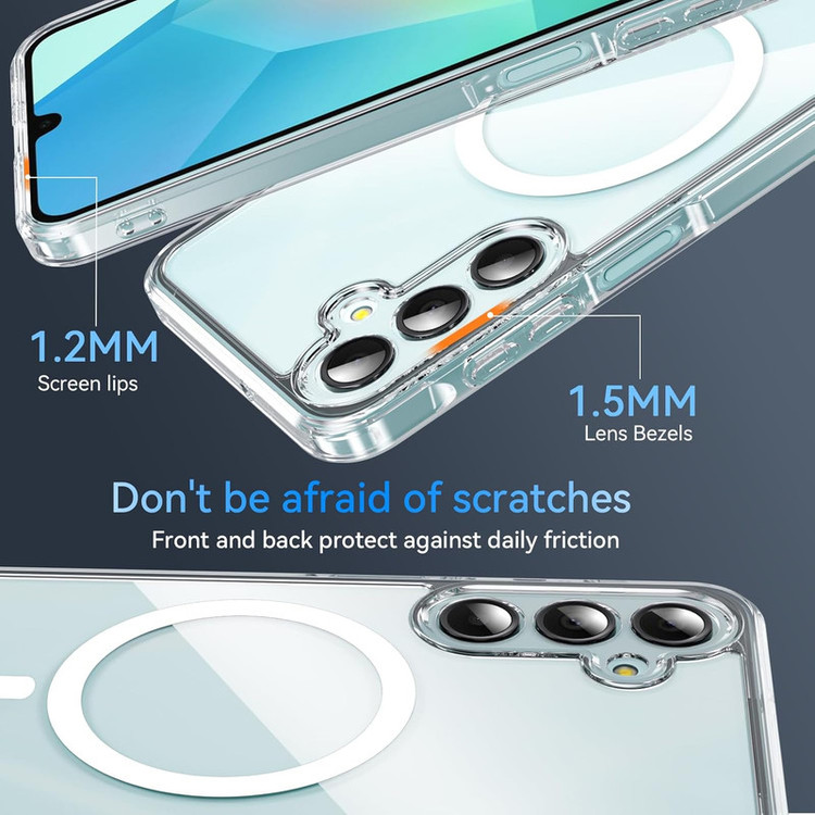 کاور گاردتک مدل Clear Magsafe Strap مناسب برای گوشی موبایل سامسونگ Galaxy A17 به همراه بند آویز