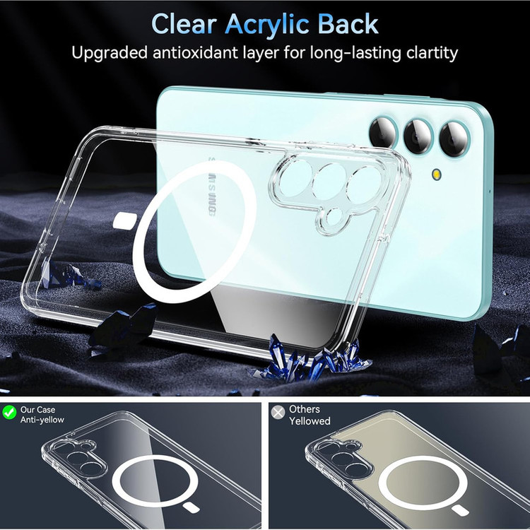 کاور گاردتک مدل Clear Magsafe Strap مناسب برای گوشی موبایل سامسونگ Galaxy A17 به همراه بند آویز