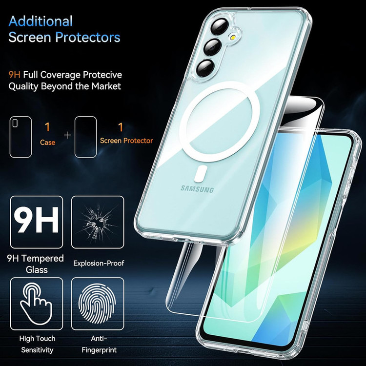 کاور گاردتک مدل Clear Magsafe Strap مناسب برای گوشی موبایل سامسونگ Galaxy A17 به همراه بند آویز