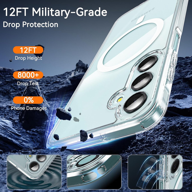 کاور گاردتک مدل Clear Magsafe Strap مناسب برای گوشی موبایل سامسونگ Galaxy A17 به همراه بند آویز